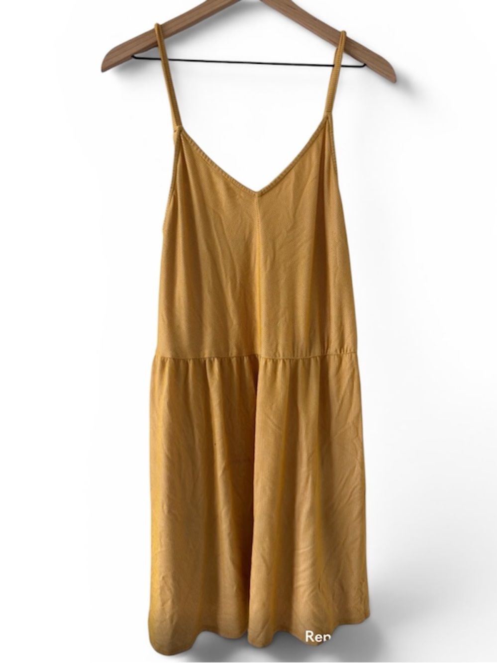 Universal Thread Yellow Strapless Sundress with V-Neck